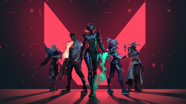 A high-resolution 4K wallpaper showcasing various iconic Valorant agents in action. Immerse yourself in the world of Valorant with this stunning wallpaper featuring your favorite characters.