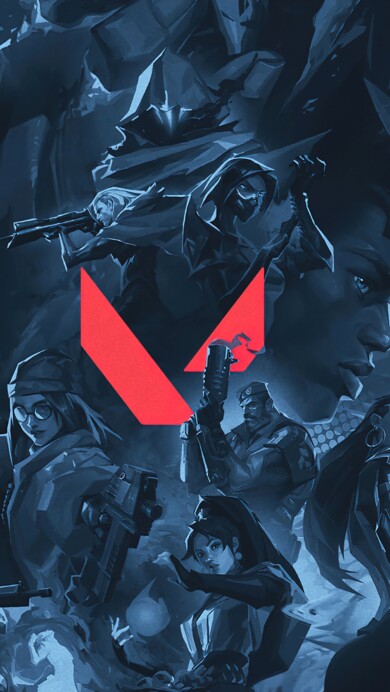 A high-resolution 4K wallpaper showcasing various iconic Valorant agents in action. Immerse yourself in the world of Valorant with this stunning wallpaper featuring your favorite characters.