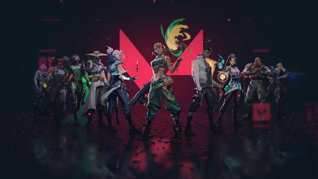 A captivating 4K wallpaper showcasing a group of Valorant agents in action, ready for intense tactical battles in the world of Valorant.