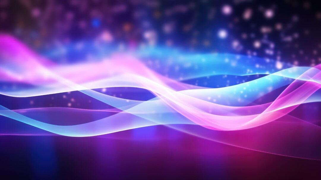 Immerse yourself in the captivating world of abstract art with this AI-generated 4K wallpaper, featuring glowy layers of blue and pink hues. This unique digital artwork represents a contemporary and imaginative approach to art, making it an ideal choice for those seeking a captivating and creative desktop background with a vibrant, glowy aesthetic.
