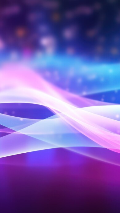 Immerse yourself in the captivating world of abstract art with this AI-generated 4K wallpaper, featuring glowy layers of blue and pink hues. This unique digital artwork represents a contemporary and imaginative approach to art, making it an ideal choice for those seeking a captivating and creative desktop background with a vibrant, glowy aesthetic.