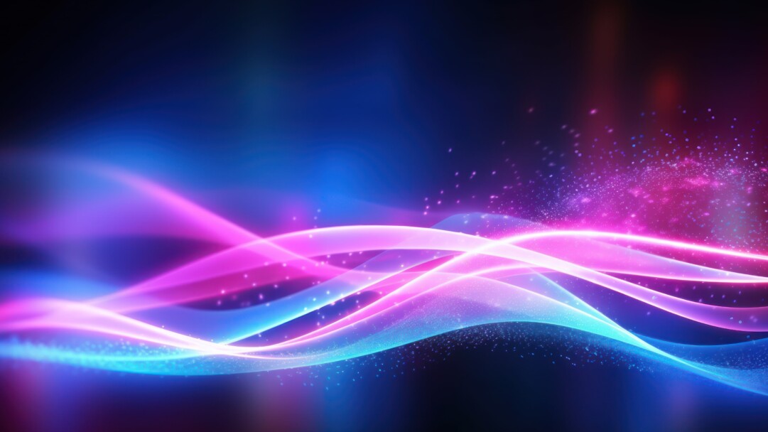 Dive into the mesmerizing world of abstract art with this AI-generated 4K wallpaper, featuring glowy layers of pink and blue hues. This unique digital artwork represents a contemporary and imaginative approach to art, making it an ideal choice for those seeking a captivating and creative desktop background with a vibrant, glowy aesthetic.