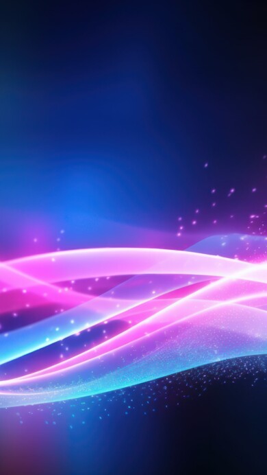 Dive into the mesmerizing world of abstract art with this AI-generated 4K wallpaper, featuring glowy layers of pink and blue hues. This unique digital artwork represents a contemporary and imaginative approach to art, making it an ideal choice for those seeking a captivating and creative desktop background with a vibrant, glowy aesthetic.