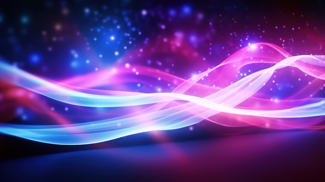 Immerse yourself in the captivating world of abstract art with this AI-generated 4K wallpaper, showcasing intricate layers of pink and blue hues. This unique digital artwork represents a contemporary and imaginative approach to art, making it an ideal choice for those seeking a captivating and creative desktop background.