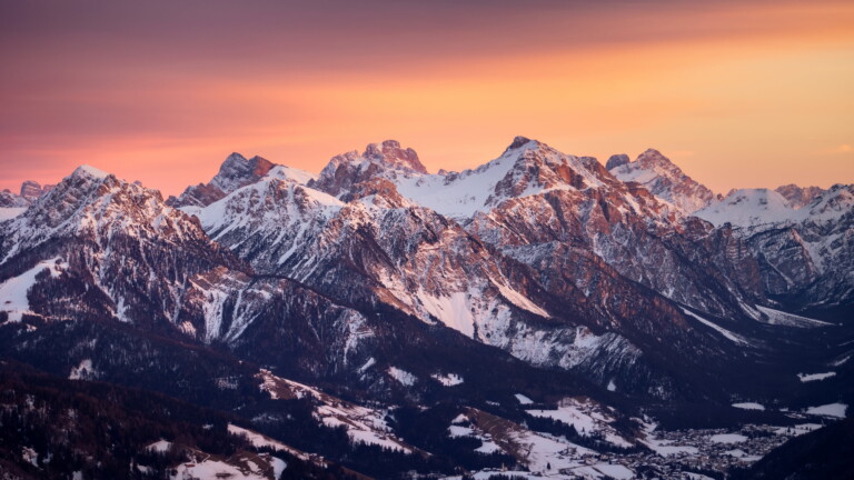 Immerse yourself in the serene beauty of the Dolomites in South Tyrol, Italy, with this captivating 4K wallpaper. The majestic mountain range in the Italian Alps offers a tranquil and scenic escape. Perfect for travelers and those seeking a desktop background that captures the natural tranquility and alpine wonder of this region.