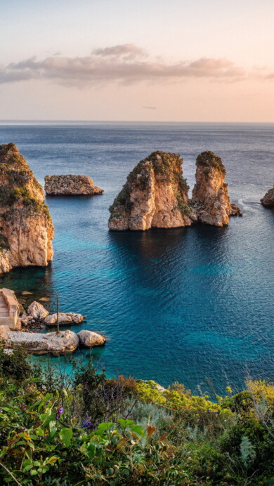 Dive into the tranquil beauty of the Mediterranean Sea with this captivating 4K wallpaper. The serene seascape and crystal-clear turquoise waters along the Mediterranean coastline create a captivating scene. Perfect for travelers and those seeking a desktop background that captures the natural serenity and scenic charm of this iconic sea.