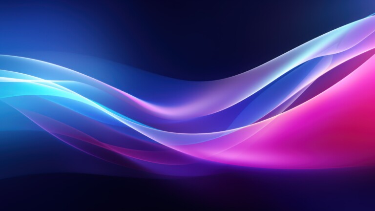 Immerse yourself in the captivating world of abstract art with this AI-generated 4K wallpaper, featuring intricate layers of mesmerizing blue and pink hues. This unique digital artwork represents a contemporary and imaginative approach to art, making it an ideal choice for those seeking a captivating and creative desktop background.