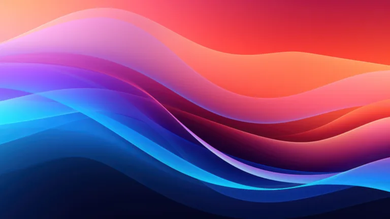 A captivating 4K wallpaper showcasing abstract, AI-generated art with vibrant, colorful moving waves. Perfect for adding a touch of modern, dynamic design to your desktop or mobile screen.