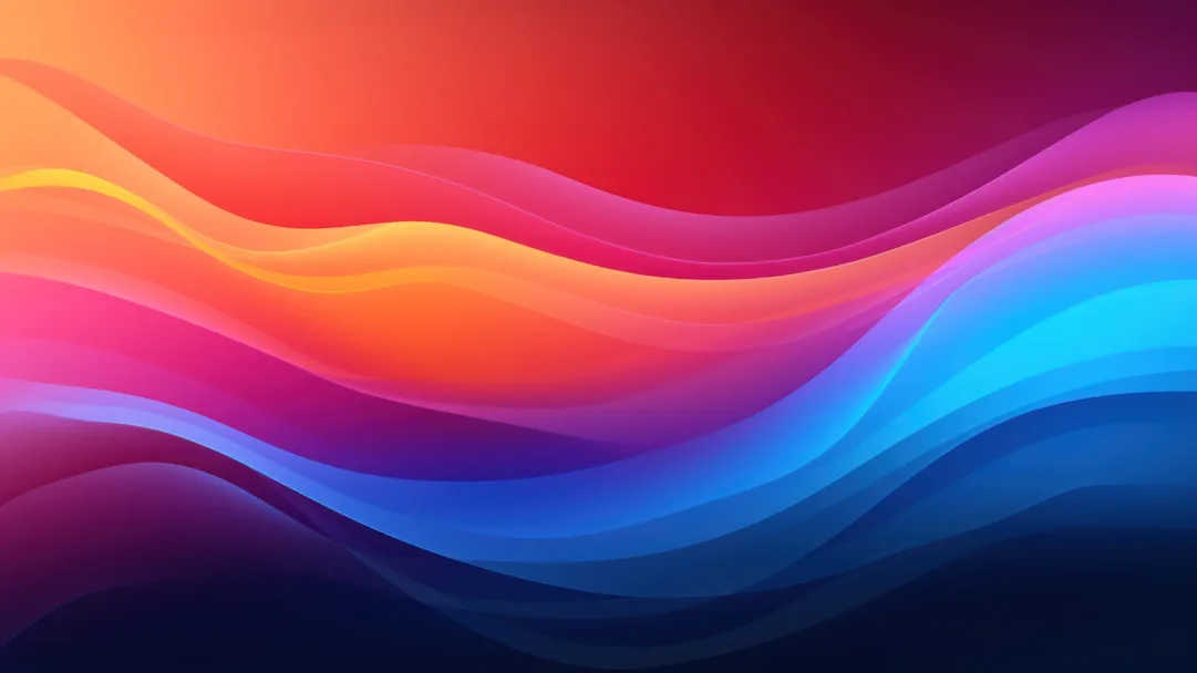 An exquisite 4K wallpaper created through AI, featuring abstract and vibrant waves of color. Ideal for enhancing your desktop or mobile screen with a modern and artistic touch.
