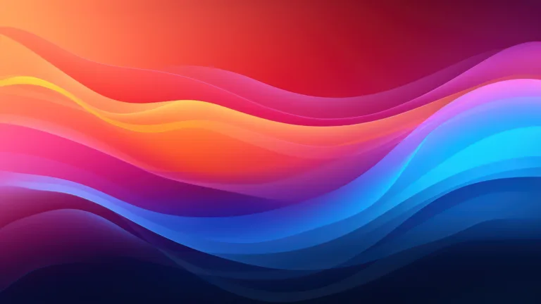 An exquisite 4K wallpaper created through AI, featuring abstract and vibrant waves of color. Ideal for enhancing your desktop or mobile screen with a modern and artistic touch.