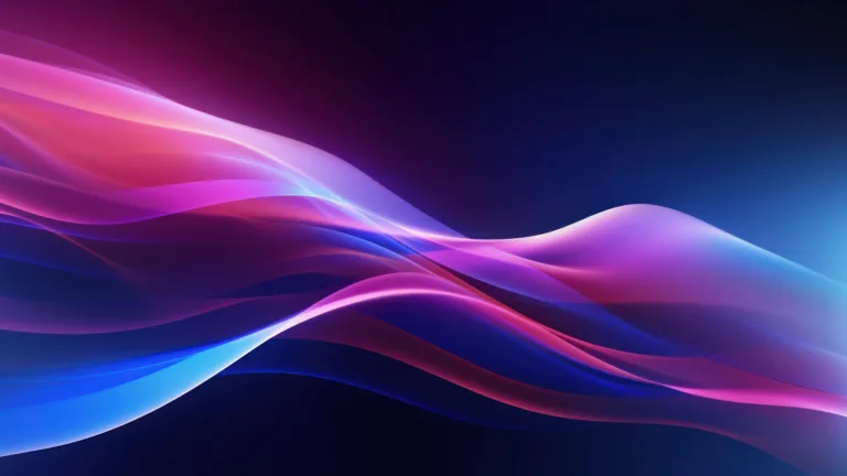 Immerse yourself in the captivating world of abstract art with this AI-generated 4K wallpaper, showcasing intricate layers of mesmerizing pink and blue hues. This unique digital artwork represents a contemporary and imaginative approach to art, making it an ideal choice for those seeking a captivating and creative desktop background.