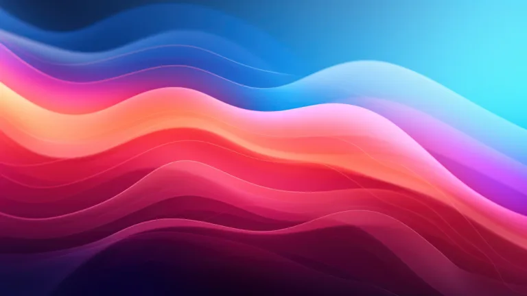 A mesmerizing 4K wallpaper created by AI, displaying abstracted moving waves in a stunning spectrum of colors. This digital art piece is perfect for your wallpaper needs, offering a vibrant and visually captivating design.