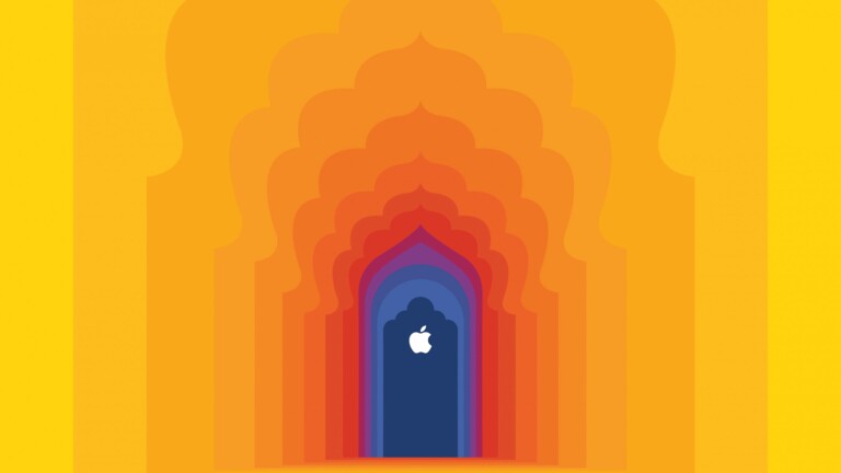 Elevate your desktop with the sleek and minimalist design of the Apple Logo Doors 4K wallpaper. Perfect for Apple enthusiasts and those seeking a modern and stylish desktop background that showcases the iconic brand and its connection to innovative technology.