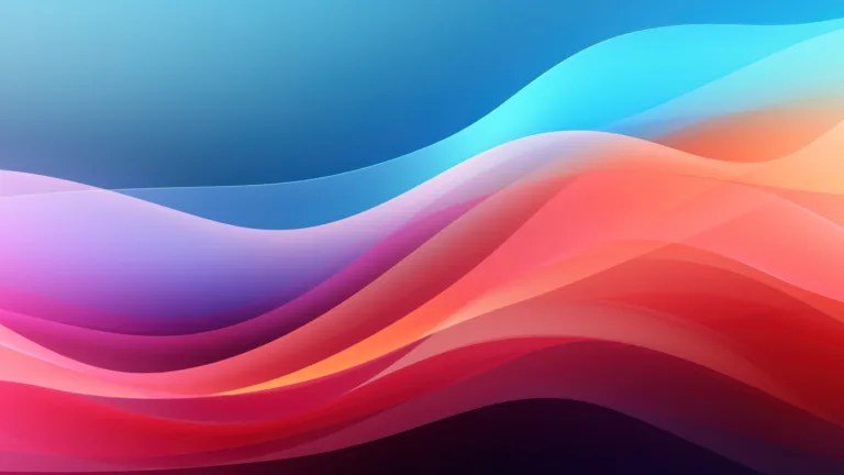 A striking 4K wallpaper created by AI, featuring colorful and dynamic waves in a vibrant abstract design. This high-resolution digital art piece is perfect for adding a modern and contemporary touch to your desktop or screen background.