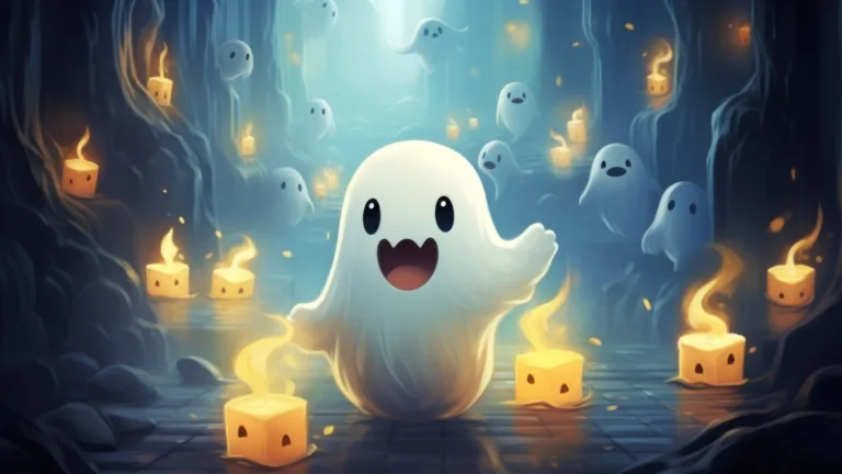 Bring some spooky cuteness to your desktop with this AI-generated 4K wallpaper featuring adorable and imaginative cute ghosts. This unique digital artwork is perfect for those seeking a captivating and creative desktop background that combines the charm of ghosts with an artistic touch.