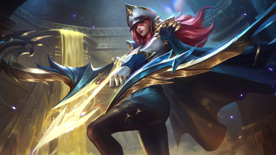 A breathtaking 4K wallpaper featuring the Glorious Admiral Ashe skin from Wild Rift, the mobile version of League of Legends. This high-resolution artwork showcases the stunning character design of Ashe, a renowned marksman and champion in the gaming world. Perfect for your desktop or device background.