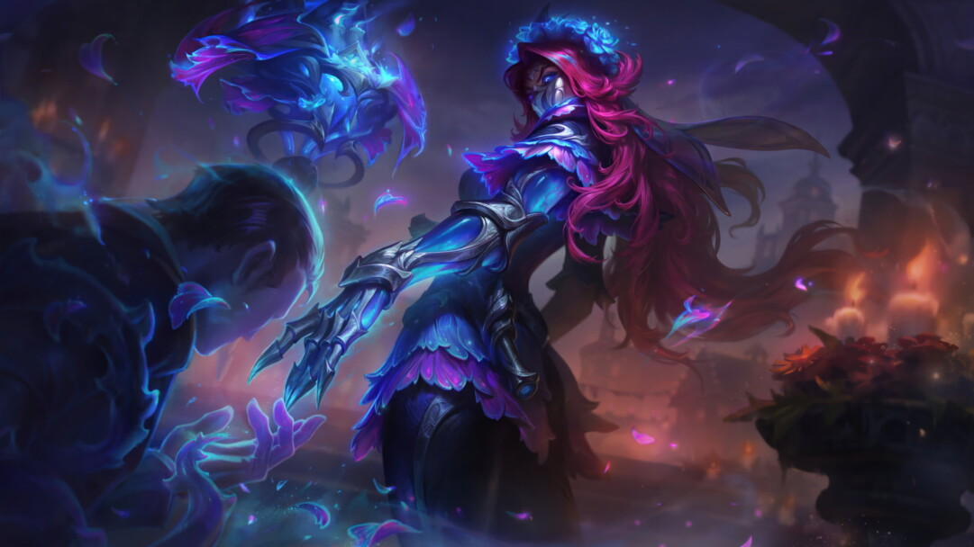A breathtaking 4K wallpaper showcasing the mesmerizing La Ilusion Renata skin, presenting Renata, the Illusionist, in a world of magic and fantasy within the iconic League of Legends universe.