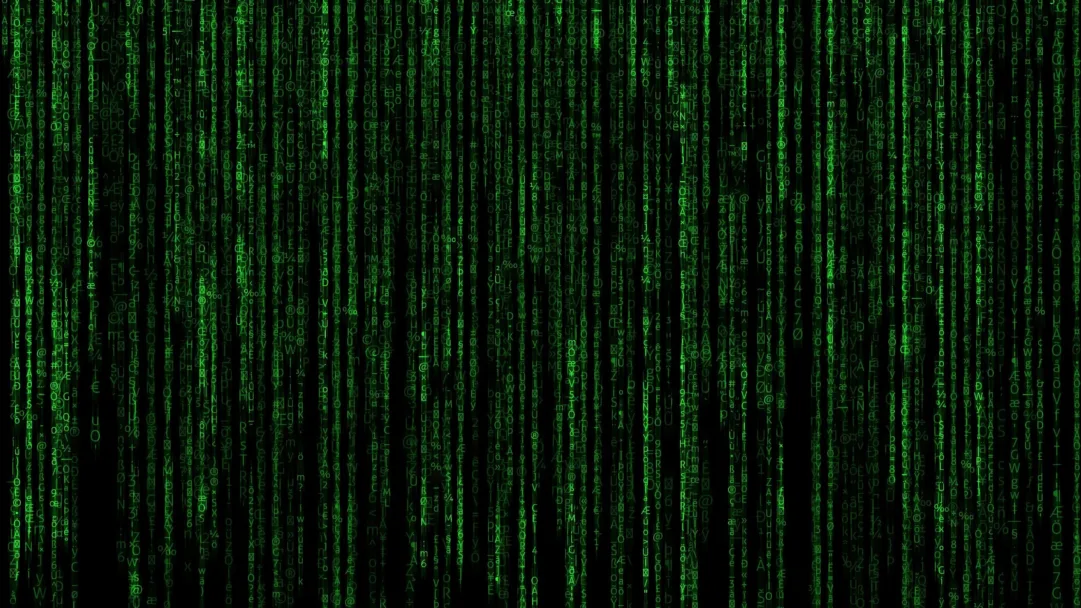 Immerse yourself in the futuristic world of the Matrix with this captivating 4K wallpaper. Featuring intricate code and cyberpunk aesthetics, this digital art piece is perfect for those seeking a desktop background that captures the essence of the Matrix program and technology.