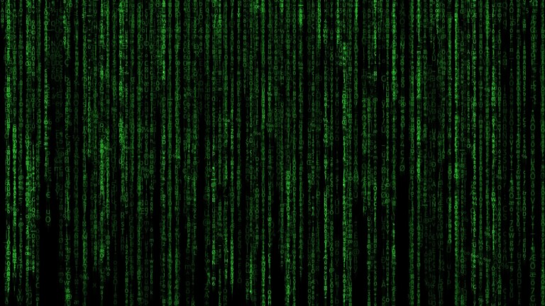 Immerse yourself in the futuristic world of the Matrix with this captivating 4K wallpaper. Featuring intricate code and cyberpunk aesthetics, this digital art piece is perfect for those seeking a desktop background that captures the essence of the Matrix program and technology.