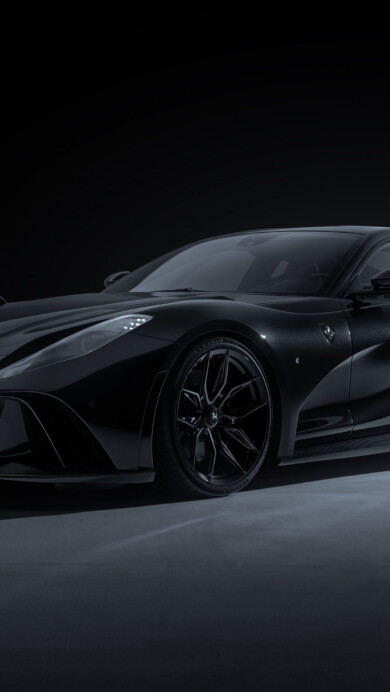 A mesmerizing 4K wallpaper featuring the Novitec Ferrari 812 Superfast N-Largo S from 2023, an exquisite blend of luxury and high-performance.