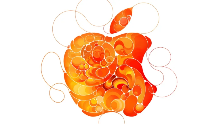 Infuse your desktop with a pop of bold color and technology sophistication using this Orange Apple Logo 4K wallpaper. Showcasing the iconic Apple brand, this digital art piece is perfect for Apple enthusiasts and those seeking a desktop background that combines vibrant aesthetics with a recognizable brand symbol.