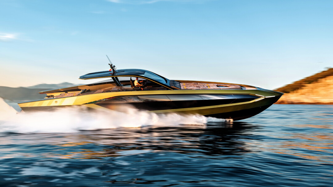 Experience the pinnacle of luxury and design with this 4K wallpaper featuring the Tecnomar for Lamborghini 63 superyacht. This digital art piece beautifully captures the fusion of automotive excellence and marine opulence, making it ideal for enthusiasts and those seeking a desktop background that embodies luxury and innovation on the water.