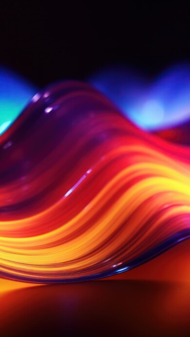 Immerse yourself in a vivid and captivating world with this AI-generated 4K wallpaper showcasing vibrant, colorful, and glowing layers. Ideal for high-resolution displays, it presents a dynamic and visually stimulating digital art composition.