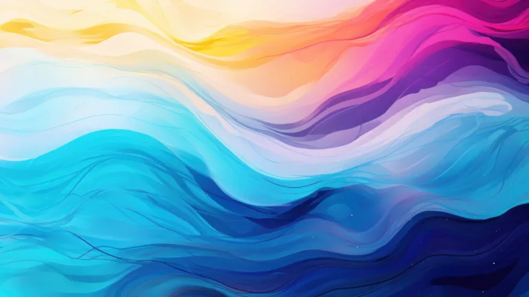 A mesmerizing 4K wallpaper featuring an AI-generated blue wave splash illustration. This high-resolution digital artwork showcases vibrant shades and a dynamic composition, perfect for desktop or mobile backgrounds.