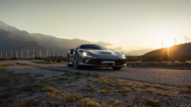 A captivating 4K wallpaper showcasing the breathtaking Ferrari F8 Tributo sports car. Immerse yourself in the sheer luxury, high-performance, and Italian craftsmanship of this automotive masterpiece.