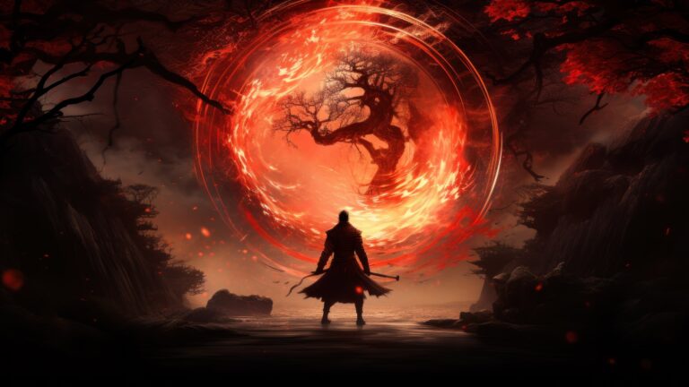 Explore a fantastical realm with this AI-generated 4K wallpaper featuring a swirling portal. Perfect for high-resolution displays, it portrays a mystical and imaginative digital art piece.