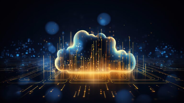 Explore the realm of futuristic technology with this AI-generated 4K wallpaper featuring a captivating and abstract depiction of futuristic clouds. Perfect for high-resolution displays, it embodies a blend of technology and artistry in a digital landscape.