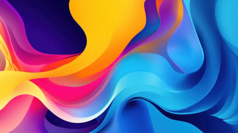 Immerse yourself in a visually captivating display with this AI-generated 4K wallpaper featuring an abstract combination of yellow and blue hues. Perfect for high-resolution displays, it offers a dynamic and vibrant digital art composition.