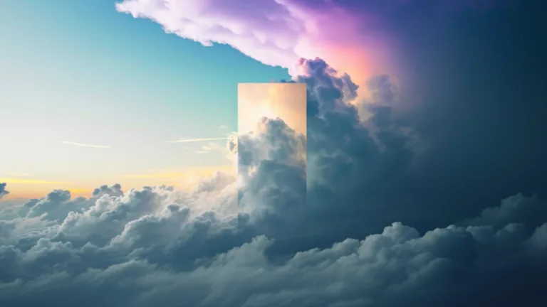 A serene 4K wallpaper showcasing minimalist beauty, depicting tranquil clouds gently floating in a seamless expanse. This AI-generated artwork evokes a peaceful ambiance ideal for relaxation and focus.