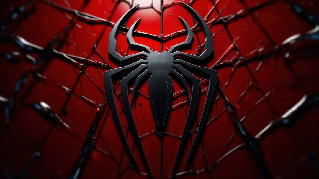 Explore the essence of a Spider Man silhouette in this AI-generated 4K wallpaper, evoking the spirit of a beloved superhero. Ideal for high-resolution displays, it presents a dynamic and intriguing digital art composition inspired by a well-known web-slinging hero.