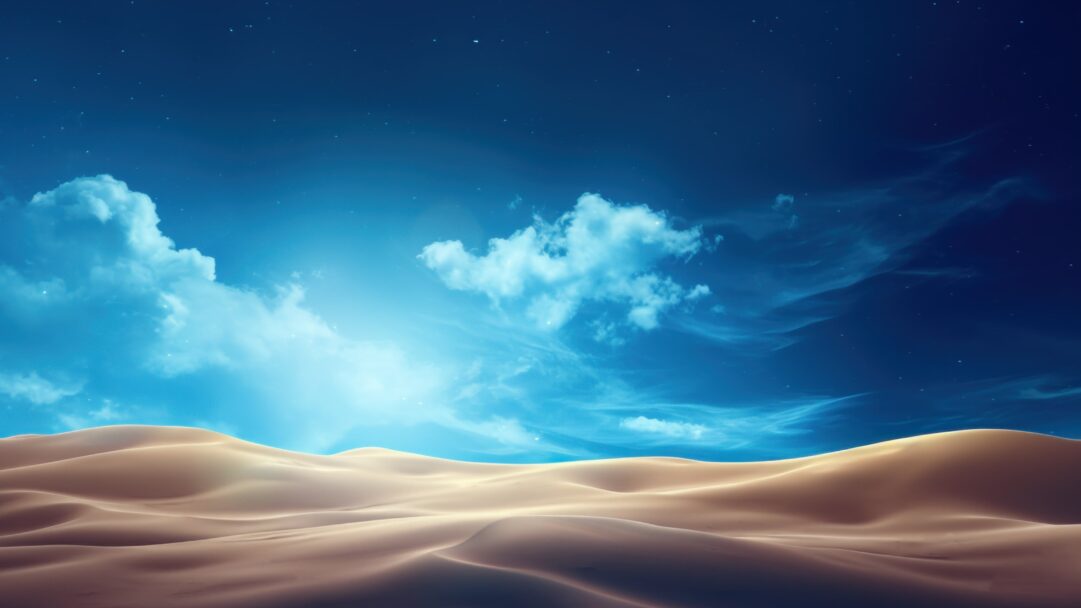 A mesmerizing 4K wallpaper unfolds a captivating desert dreamscape through AI-generated artistry. Vivid colors and intricate details transport you to a surreal landscape, making it an ideal choice to enhance your desktop or mobile background.
