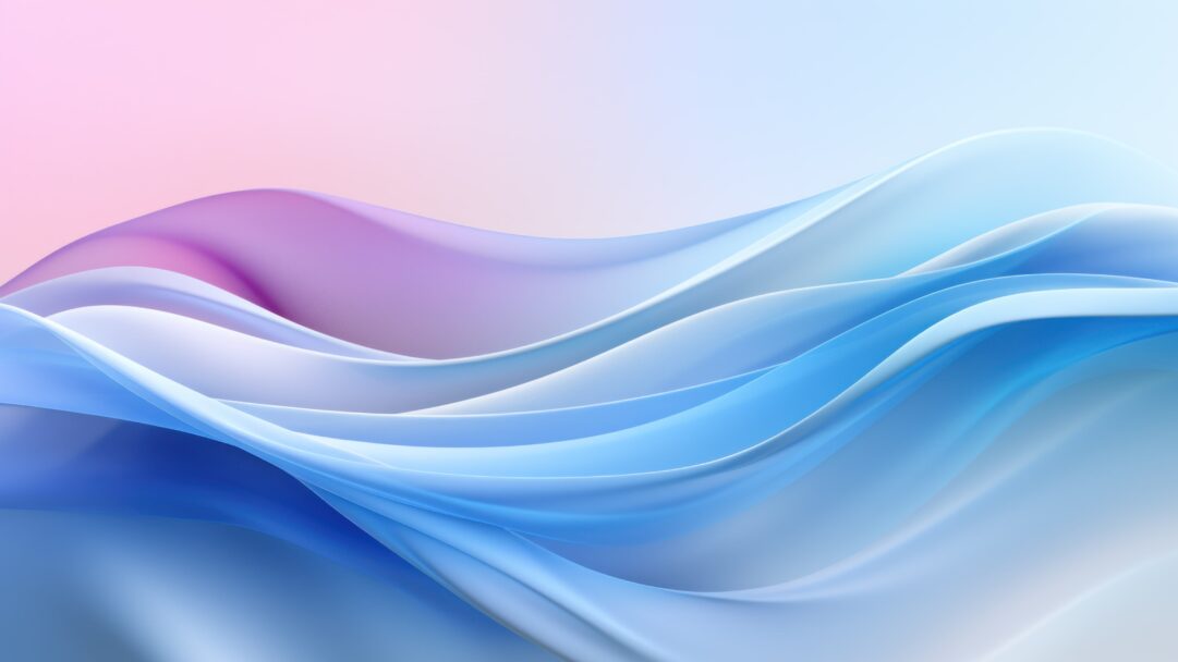 A mesmerizing 4K wallpaper featuring an abstract depiction inspired by Windows 11. The dynamic interplay of shades of blue, crafted through AI generation, creates a modern and vibrant visual experience.