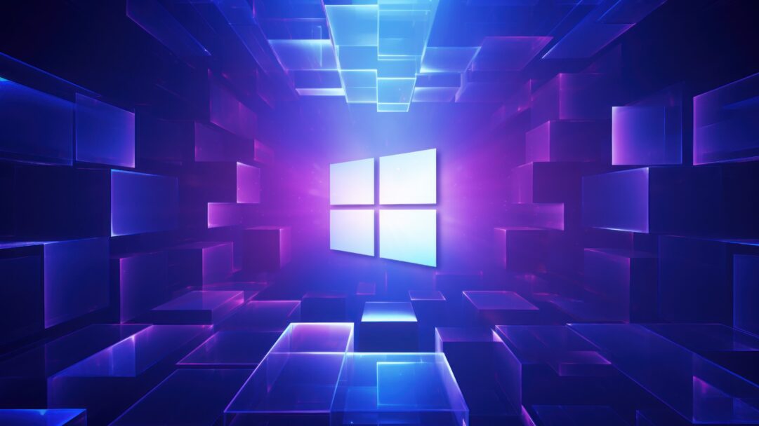 A mesmerizing 4K wallpaper, artfully generated by AI, features a captivating gradient of purple hues, reminiscent of the imagined Windows 12 aesthetic. The seamless blend of colors creates a visually stunning backdrop, perfect for enhancing your desktop or mobile screen.