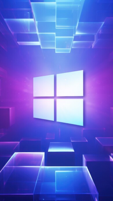 A mesmerizing 4K wallpaper, artfully generated by AI, features a captivating gradient of purple hues, reminiscent of the imagined Windows 12 aesthetic. The seamless blend of colors creates a visually stunning backdrop, perfect for enhancing your desktop or mobile screen.