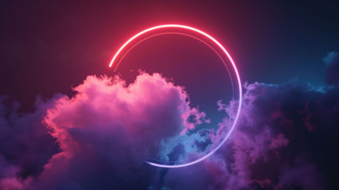 Dive into a captivating visual experience with this AI-generated 4K wallpaper featuring abstract clouds illuminated by neon light. Perfect for high-resolution displays, it offers a dynamic and vibrant digital art composition, creating a unique and atmospheric ambiance for your screen.