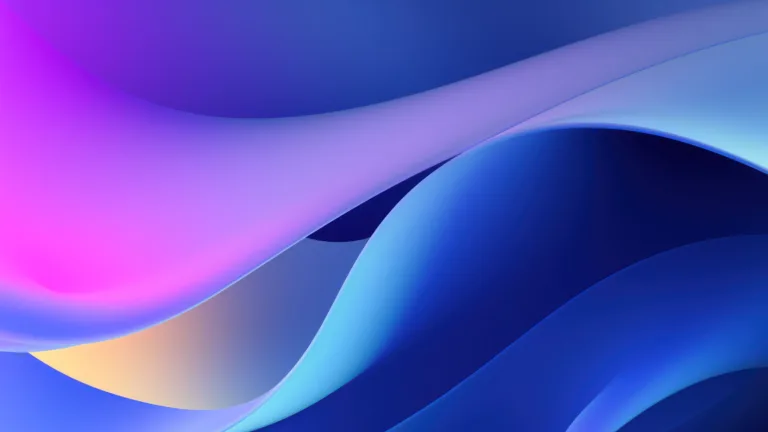 Immerse yourself in a visually captivating display with this AI-generated 4K wallpaper featuring abstract glass waves. Perfect for high-resolution displays, it offers a dynamic and vibrant digital art composition reminiscent of flowing glass elements.