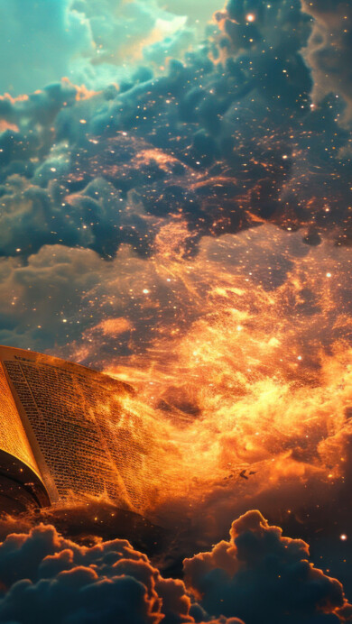 Embark on a journey of imagination with this AI-generated 4K wallpaper featuring a mystical book of wonders suspended above the clouds. Perfect for high-resolution displays, the digital art composition creates a fantastical atmosphere, inviting you to explore the boundless realms of creativity and dreams.