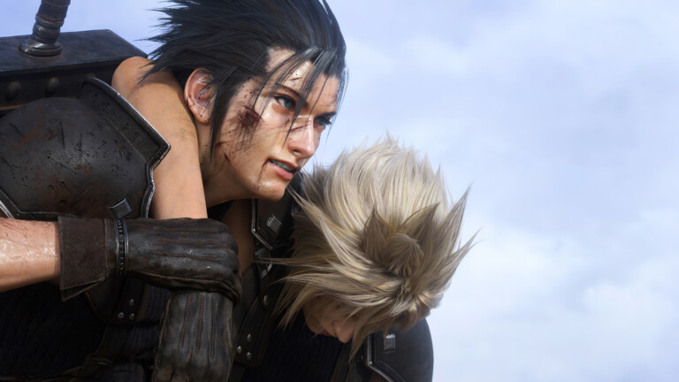 A captivating 4K wallpaper presenting the heroic presence of Zack Fair from Final Fantasy 7 Rebirth. Zack, the valiant warrior, stands resolute amidst a backdrop of epic proportions, embodying courage and determination in the realm of Final Fantasy.