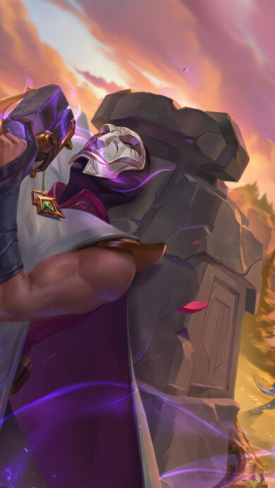 A mesmerizing 4K wallpaper showcasing the artistic prowess of Jhin, Akali, and Zed in their stunning skins from Wild Rift. Jhin, the Virtuoso, Akali, the Rogue Assassin, and Zed, the Master of Shadows, are portrayed in dynamic and captivating poses, each exuding their unique style and mastery within the vibrant world of Wild Rift.