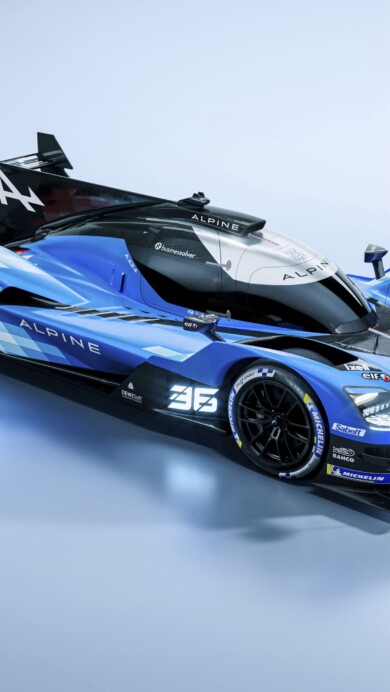 A breathtaking 4K wallpaper featuring the Alpine A424 2024, a cutting-edge sports car known for its sleek design and high-performance capabilities. The dynamic composition and high-resolution imagery showcase the essence of automotive excellence, making it an ideal choice for your desktop or mobile background.