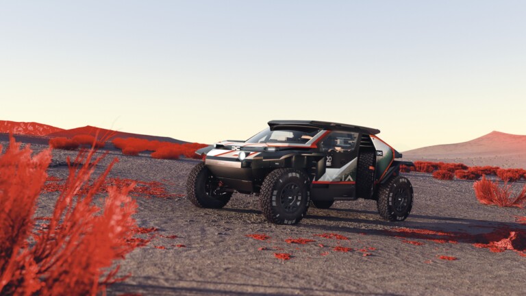 A striking 4K wallpaper featuring the powerful Dacia Sandrider, an off-road vehicle designed for adventure. The rugged charm of the Sandrider is captured in high resolution, making it an ideal choice for enthusiasts seeking a desktop or mobile background with an automotive edge.