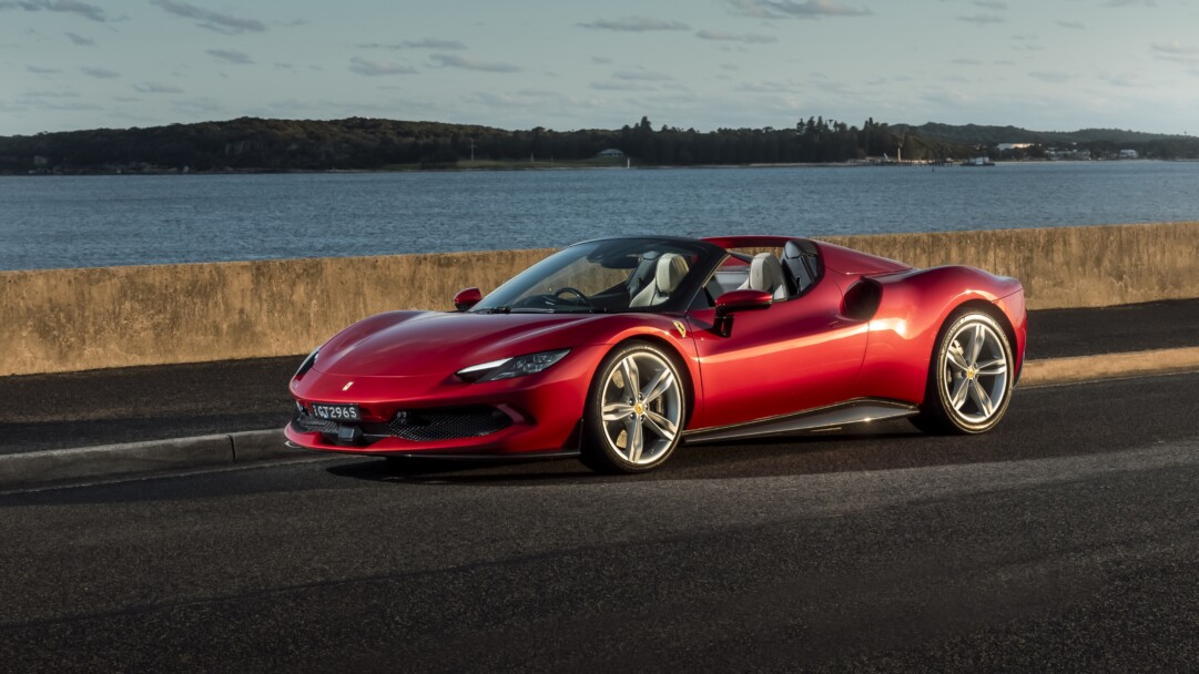 A stunning 4K wallpaper featuring the Ferrari 296 GTS, a masterpiece of automotive design. This red beauty showcases the perfect blend of luxury and performance, making it an ideal choice for enthusiasts.