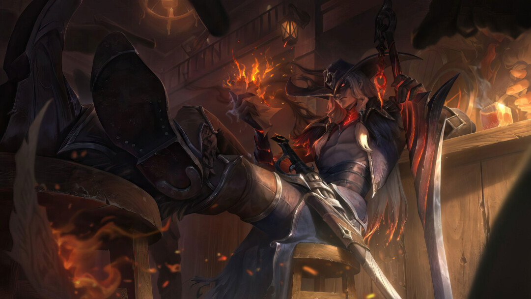 A mesmerizing 4K wallpaper showcasing the High Noon Yone skin from League of Legends. This digital art masterpiece features the skilled warrior wielding a powerful sword in a high noon setting.
