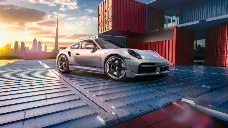 A stunning 4K wallpaper featuring the iconic Porsche 911 Turbo, showcasing its sleek design and high-performance prowess. This luxury sports car captivates with its powerful presence, making it an ideal choice for enthusiasts seeking a dynamic desktop or mobile wallpaper.