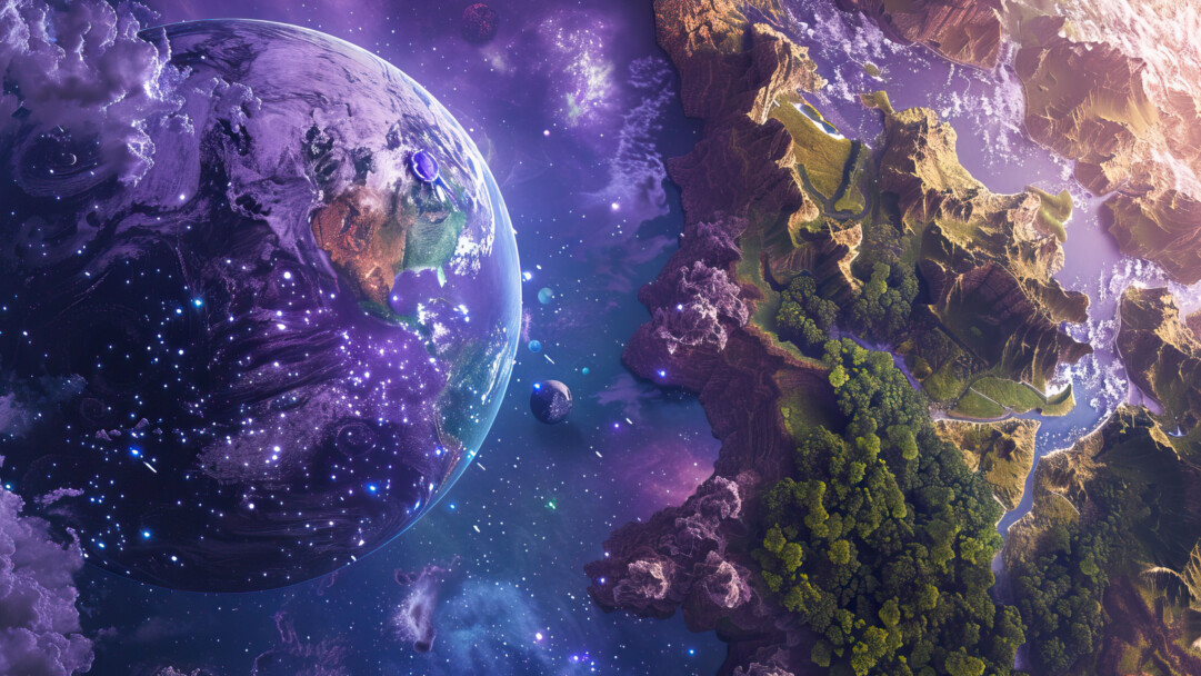 A mesmerizing 4K wallpaper featuring the iconic "Blue Marble" view of planet Earth from space. This stunning satellite image showcases the beauty of our planet with its vast oceans and swirling clouds against the backdrop of the dark void of space. Ideal for enhancing the ambiance of your desktop or mobile screen with the breathtaking majesty of our home world.
