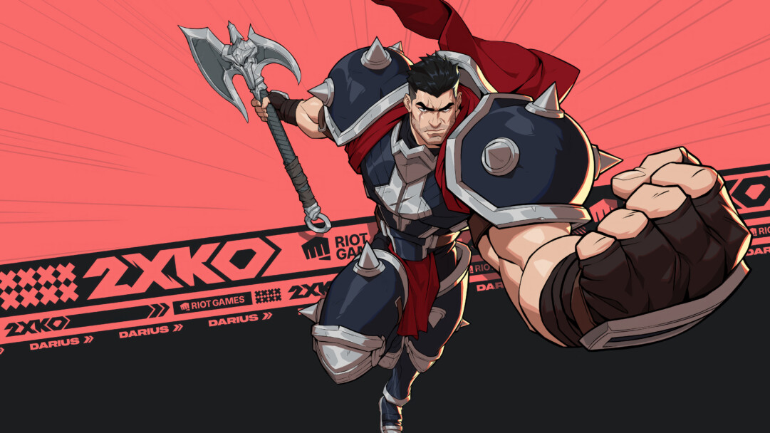 A stunning 4K wallpaper featuring 2XKO Darius from League of Legends. This high-resolution image captures Darius in an epic pose, ideal for setting as your desktop or mobile wallpaper.
